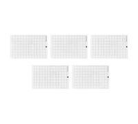 Spacnana Lot de 5 Tapis de Découpe Adhésifs en PVC de Remplacement avec Grille Antidérapante 30,5 X 20,3 Cm pour Cameo pour la Fabrication de Papier Vinyle et de Papier cartonné