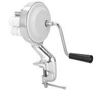 Spacnana Machine à Macaronis Manuelle en Acier Inoxydable, Presse à Nouilles à Manivelle, Machine à Pâtes et Nouilles pour la Cuisine Domestique avec Poignée Ergonomique, Facile à Nettoyer