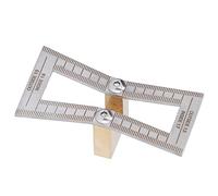 Spacnana Marqueur à Queue d'aronde, Outil de Travail du Bois en Acier Inoxydable, Outil de Traçage et de Mesure, Parfait pour l'épissage de Planches de Bois et la Connexion à Angle Droit