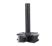 Spacnana Mèche de Routeur D'aplatissement de Dalle, Diamètre de Coupe de 1,5 Pouces, Tige Ronde de 8 Mm, 4 Cannelures CNC, Mèche de Surface de Spoiler avec Lames Double Face, pour le