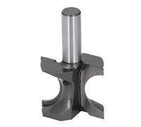 Spacnana Mèche de Toupie Demi-ronde, Acier au Tungstène, Outil de Bordure Arrondi Durable, 1 1/8 Po de Diamètre pour les Projets de Menuiserie et l'usinage CNC