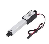 Spacnana Mini Actionneur Linéaire électrique 12V, Force 64N, Vitesse 15 Mm/s avec IP54 et Supports de Montage, pour Ouvre-fenêtre Domotique (50MM)