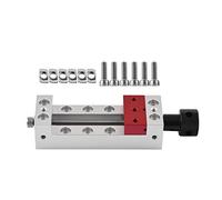 Spacnana Mini étau de Perceuse, Outil de Serrage en Aluminium pour un Travail de Précision, Idéal pour la Fabrication de Bijoux et la Réparation de Montres, Plage de Serrage 0-65 Mm