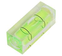 Spacnana Mini Niveau à Bulle carré de qualité 15 X 15 X 40 Mm, Petit Niveau à Bulle en Acrylique Transparent et ABS pour Tête de Caméra, Instruments de Précision