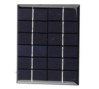 Spacnana Mini Panneau Solaire Polycristallin de qualité A, Haute efficacité, 6V, 2W, Portable, pour éclairage de Secours, Utilisation en Extérieur