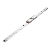 Spacnana Mini Patin à Glissière Linéaire, élargi 9mm MGW9C-400 | Guide à billes en acier inoxydable à charge élevée, conception équilibrée à 2 rangées à 45 °, surface HRC59.5 traitée