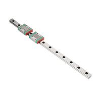 Spacnana Mini Rail de Guidage Linéaire MGN12 avec Roulement en Acier pour Imprimante 3D et Machine CNC, Rail Coulissant de 300mm avec 2 Blocs MGN12B