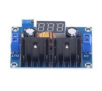 Spacnana Module Convertisseur DC vers DC, Régulateur de Tension 8 A avec Potentiomètre de Réglage Fin, Affichage Numérique Rouge pour Alimentation