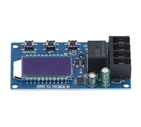 Spacnana Module de Contrôle de Charge de Batterie au Lithium PCB Interrupteur de Protection Numérique Contre Les Surcharges DC6 à 60 V 10 A Contrôleur de Tension LCD pour Systèmes de Charge de