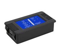 Spacnana Moniteur de Batterie, Compteur de Batterie Multifonctionnel avec écran LCD, Testeur d'impédance de Puissance de Courant de Tension pour Usage Automobile et Domestique (015 anglais (shunt