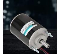 Spacnana Moteur à Courant Continu à Arbre Creux 30 W Moteur à Brosse à Aimant Permanent 12 V 3500 Tr/min Vitesse Réglable Rotation CW CCW pour Machine à Enrouler le Flotteur de Pêche Perceuse