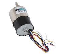 Spacnana Moteur à Engrenages sans Balais CC, 12V 30 Tr/min Grand Couple | Engrenage entièrement métallique, Rotor de Stator en cuivre pur, coupure de surcharge 3A, Machine-outil Micro CNC,