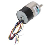 Spacnana Moteur à Engrenages sans Balais CC, 12V 30 Tr/min Grand Couple | Engrenage entièrement métallique, Rotor de Stator en cuivre pur, coupure de surcharge 3A, Machine-outil Micro CNC,