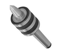 Spacnana MT2 Pointe Tournante, Pointe en Acier à Haute Vitesse de | Fixation de tournage conique à 60 °, corps en acier à outils, roulement à rotation douce, pour le travail de l\'arbre de