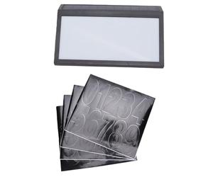 Spacnana Numéros de Maison à énergie Solaire, Plaque D'adresse éclairée par LED avec Température de Couleur 6000K 3000K, étanche IP44 pour Cour Extérieure