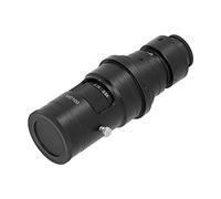 Spacnana Objectif de Microscope C-Mount à Zoom Continu 200X, | Adaptateur d\'inspection vidéo industrielle, revêtement antireflet bleu, large champ de , optique à haute transmission