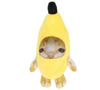 Spacnana Oreiller d'animaux en Peluche en Peluche Premium, Jouet Sonore Amusant, Décoration Intérieure avec Artisanat Exquis, pour Une Partie d'anniversaire (20cm)