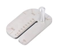 Spacnana Outil d'aide à la Couture du Cuir, Plaque en Acier Inoxydable pour Perforer et Piquer le Cuir, Idéal pour l'artisanat du de Bricolage