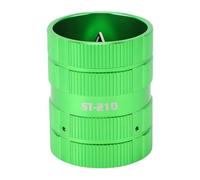 Spacnana Outil D'alésoir de Tuyau, Outil D'ébavurage Extérieur Intérieur avec 4 Alésoirs en Carbure Solide pour Tuyaux en Cuivre PVC de 1/4 Po à 2 1/8 Po de Diamètre, Boîtier en Alliage