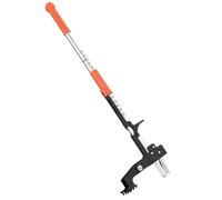 Spacnana Outil D'extraction de Mauvaises Herbes, Désherbeur Robuste à 4 Griffes avec Longue Poignée Réglable de 39 Pouces et Lames en Acier Inoxydable, pour Jardin, Pelouse et Terres