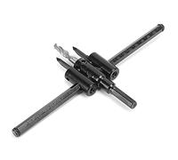 Spacnana Ouvre-trou Réglable, Foret Hélicoïdal en Acier 45#, Parfait pour le Travail du Bois, Diamètre d'ouverture de 30 à 200 Mm, Idéal pour les Plaques de Plâtre et le contreplaqué