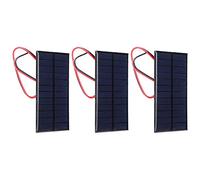 Spacnana Panneau Solaire 6V 1W, Neige et épreuve du Vent pour les Projets de Bricolage, avec Câble de 30 Cm, Panneau de Chargeur Solaire