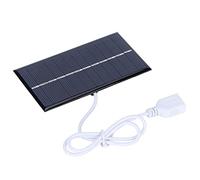Spacnana Panneau Solaire, Chargeur Solaire en Polysilicium 1 W 6 V pour Jouets et Appareils à Faible Consommation, Module Efficace pour l'éclairage Domestique et les Petits Systèmes Solaires