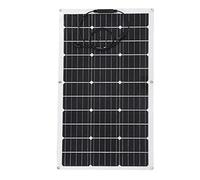 Spacnana Panneau Solaire Flexible 90 W Panneau de Charge Solaire Monocristallin 20 V avec Câble Module PV étanche pour Camping-car, Bateau, Cabine, Camping, Utilisation Hors Réseau