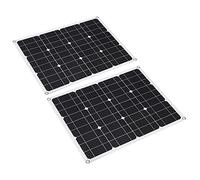Spacnana Panneau Solaire Monocristallin 80W, Haute Efficacité de | Cellule solaire pour le chargement de la batterie, module photovoltaïque 23 %, faible rendement lumineux, construction de