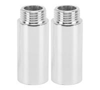 Spacnana Paquet de 2 Rallonges de Pomme de Douche en Acier Inoxydable, Rallonge de Bras de Douche chromé avec Hauteur et Angle Réglables pour à Main de Salle de Bain (acier inoxydable 2)