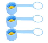 Spacnana Paquet de 3 Bouchons de Carafe à Eau, Couvercles de Remplacement Réutilisables Anti-fuite en Silicone pour Carafes D'eau Supérieures à Couronne à Pression de 2 à 5 Gallons 55-60mm