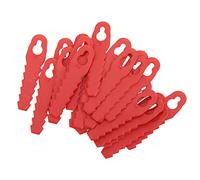Spacnana Pares en Plastique de la Tondeuse à Pelouse de 25 Pcs, Remplacement de Lame en Plastique Rouge pour Les Accessoires de Coupe-scie L85 avec Une Grande commodité