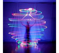 Spacnana Pictos LED Colorés avec des Lumières Frappantes, des Jouets sans Fin Drôles pour les Garçons et les Filles, Idéal pour les événements en Plein Air, le Matériau en Silicone