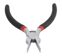 Spacnana Pince à Bec Plat Mince, Outil Multifonctionnel de Fabrication de Bijoux en Alliage de Fer Ni, 5 Pouces avec Poignée Ergonomique pour l'artisanat et l'électronique