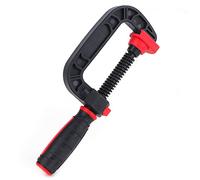 Spacnana Pince à Dégagement Rapide Pince G en Plastique Ouverture de 2 Pouces C de 50 Mm Support de Poignée pour le Travail du Bois Projets de Charpentier de Bricolage Positionnement Rapide Réglage