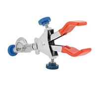 Spacnana Pince à Flacon Chimique en Acier Inoxydable 304, Double Régulateur, 25 Cm, pour Support de Cornue, Support de Flacon de Laboratoire pour Configuration de Titrage en Laboratoire de Chimie