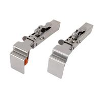 Spacnana Pince de Montage pour Façade de Tiroir, Acier Inoxydable | Bride de Fixation Réglable, Compatible avec Panneaux de Tiroir Petits à Grands, Quincaillerie D'armoire Durable, Outil pour
