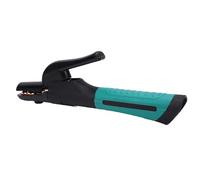 Spacnana Pince de Support D'électrode de Soudage Robuste 1000 A pour électrodes de 2,5 à 5,0 Mm avec Construction en Cuivre, Poignée Isolée, Mâchoire à Rainure D'angle 45 90 180