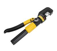 Spacnana Pince Hydraulique YQK-70, Construction en Acier, Poignée Ergonomique, Force de Sertissage de 6 Tonnes et 16 Moules, Idéale pour le Bricolage et un Usage Professionnel