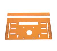 Spacnana Plaque de Base pour Scie Circulaire, Matériau en Polyuréthane avec Graduations pour des Coupes de Précision, Plaque de Base 28 X 15 Cm pour le Travail du Bois et les Toupies
