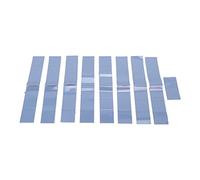 Spacnana Plaquette Thermique Silicone Résistante à la Chaleur, Conductrice Thermique pour CPU GPU Dissipateur, 4W/MK 30x30x1,5mm Isolée Amortissante