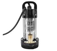 Spacnana Pompe Submersible sans Balais 300 W, Corps en Acier Inoxydable avec Moteur en Cuivre, Levage de 22 M, Débit de 4 ³/h pour Eaux Usées Industrielles de Vergers d'étang de Ferme (DC12V)