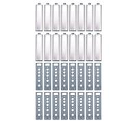 Spacnana Porte Ouverte par Poussée, Loquet Poussoir d'armoire de Cuisine en Acier Inoxydable, Paquet de 2 Touches Magnétiques pour Armoires et Tiroirs