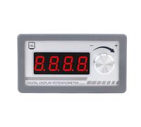 Spacnana Potentiomètre à Affichage Numérique 10K, Potentiomètre Programmable avec Affichage à 4 Chiffres 0,4 Pouces pour Contrôleur de Vitesse, Onduleur, Moteur à Courant Continu, Contrôle PWM