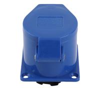 Spacnana Prise Industrielle 32A 220-250V 3 Pôles IP44, étanche à L’Eau et à la Poussière, Anti-Explosion, Coque ABS avec Contacts en Laiton pour Usage Intérieur et Extérieur Industriel