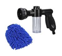 Spacnana Pulvérisateur de Mousse, Pistolet D'arrosage Réglable pour | Fixation de bouteille de distributeur de savon, poignée de pulvérisation à gâchette, construction en caoutchouc