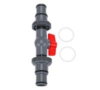 Spacnana Raccord de Tuyau de Piscine, Adaptateur Droit de 1,5 Pouces | Vanne de Contrôle des Débits, Vanne à Piston à Arrêt instantané, Connecte le Tuyau de Piscine à la Pompe de Filtration,