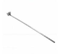 Spacnana Rail de Guidage de Scie Circulaire Réglable Guide de Coupe de Précision pour le Travail du Bois Guide de Bord Droit en Acier Inoxydable de 500 Mm avec 2 Roulements pour Scie