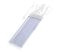 Spacnana Rain Drop Lights Outdoor LED Meteor Shower Lights 8 Tubes 144 Leds Icicle Snow Falling Lights pour Xmas Halloween Party Holiday (C)