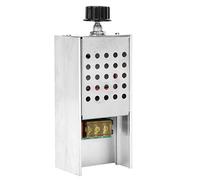 Spacnana Régulateur de Tension AC 6000W 220V, Contrôleur de Vitesse de Moteur AC, Transformateur Variable avec Boîtier en Alliage D'aluminium pour Maison et Usine